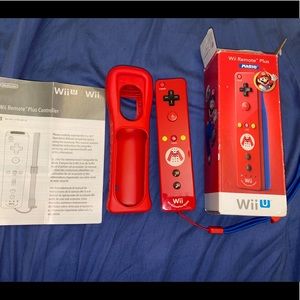 Nintendo Wii U controller Mario edition